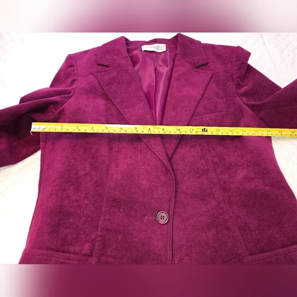 Count Romi Ltd Ultra Suede Fabric Single Breasted Suit Women's Size 12 - Picture 4 of 11